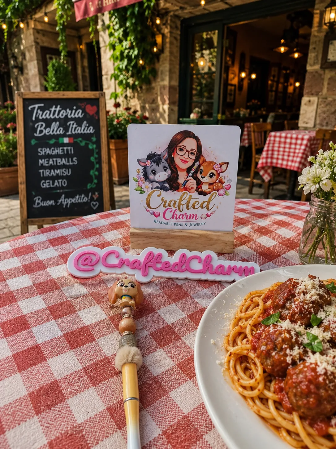 Lady and the tramp inspired pen