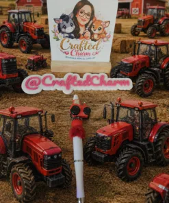 Red tractor pen