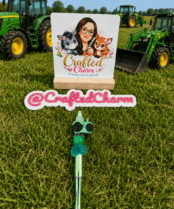 Green tractor pen