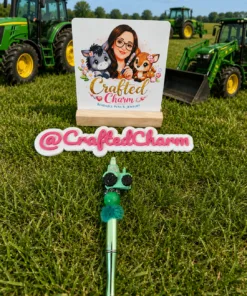 Green tractor pen