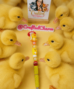Duckling beaded pen
