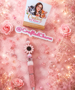 Pretty in pink floral pen