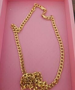 18" gold chain NOT REAL GOLD!
