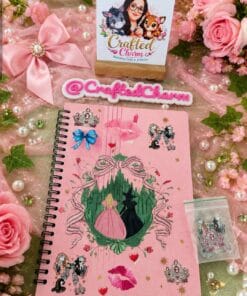 Hand decorated Wicked themed notebook