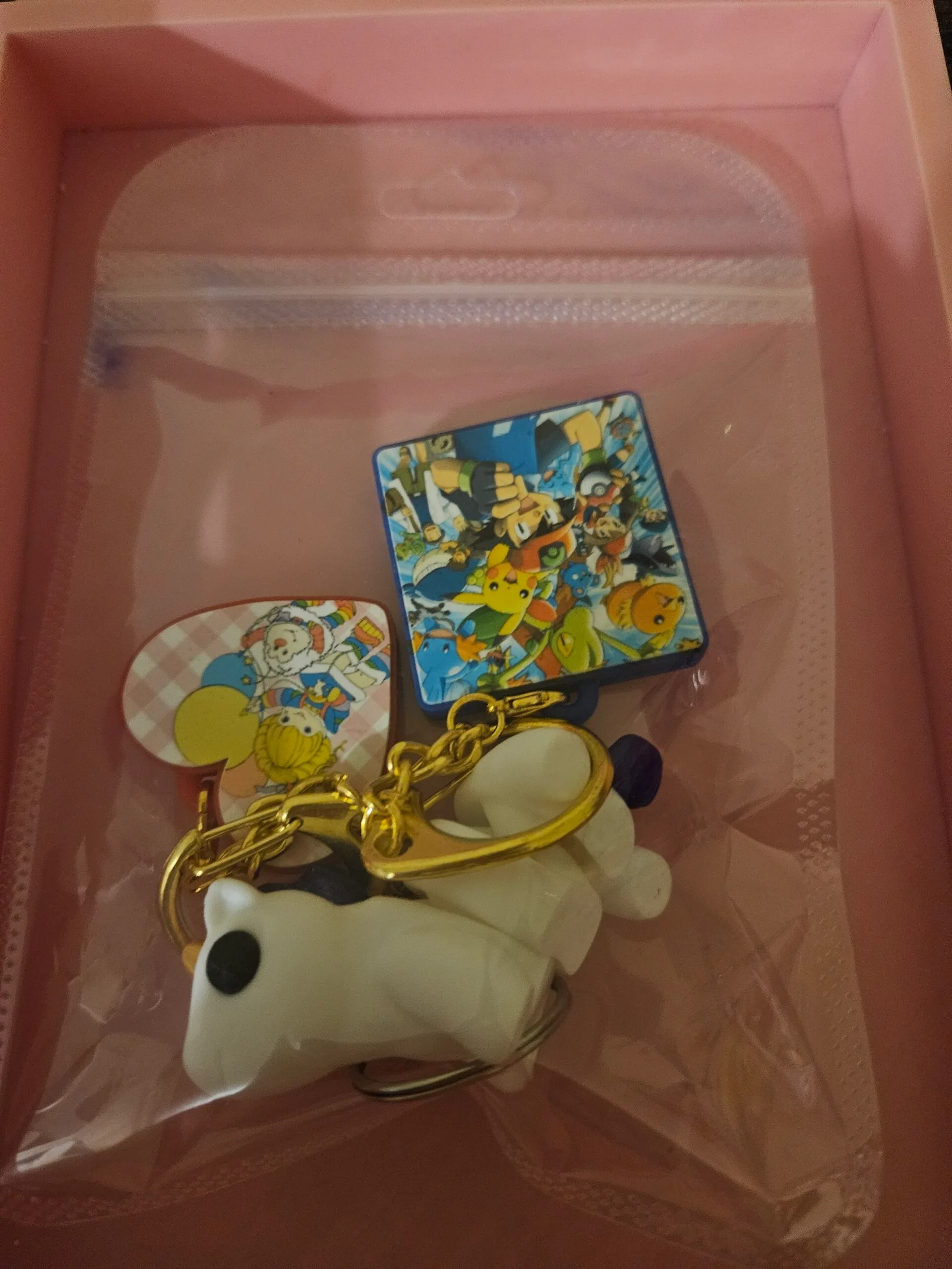 mix of keyrings