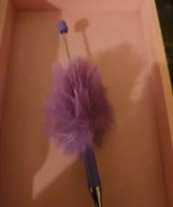 new fluffy beadable pen