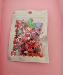 mix of resin bits