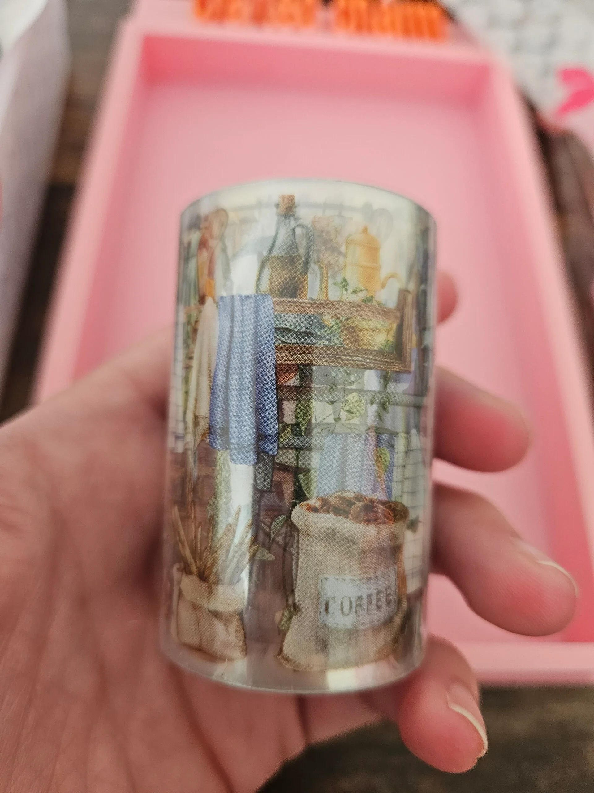 plastic decorative roll to craft with