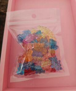 64x mini gummy bears for jewellery making