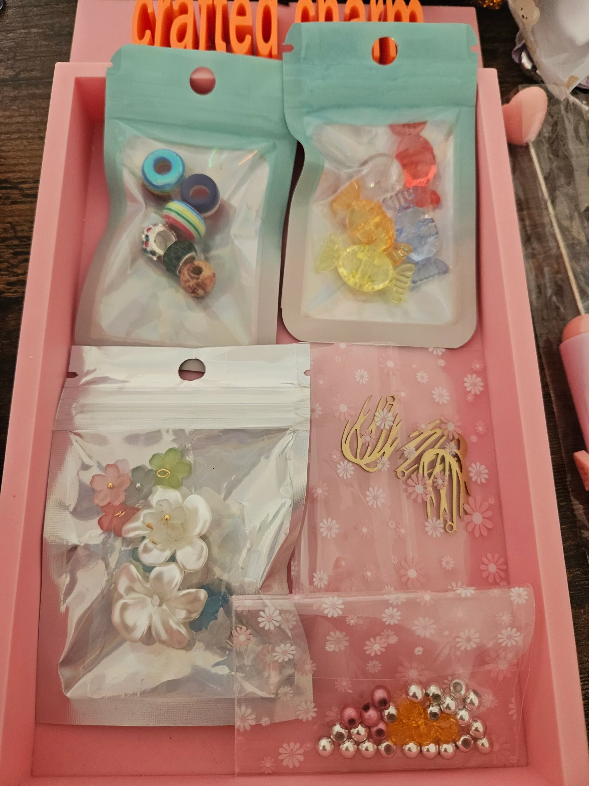 mix of crafting items