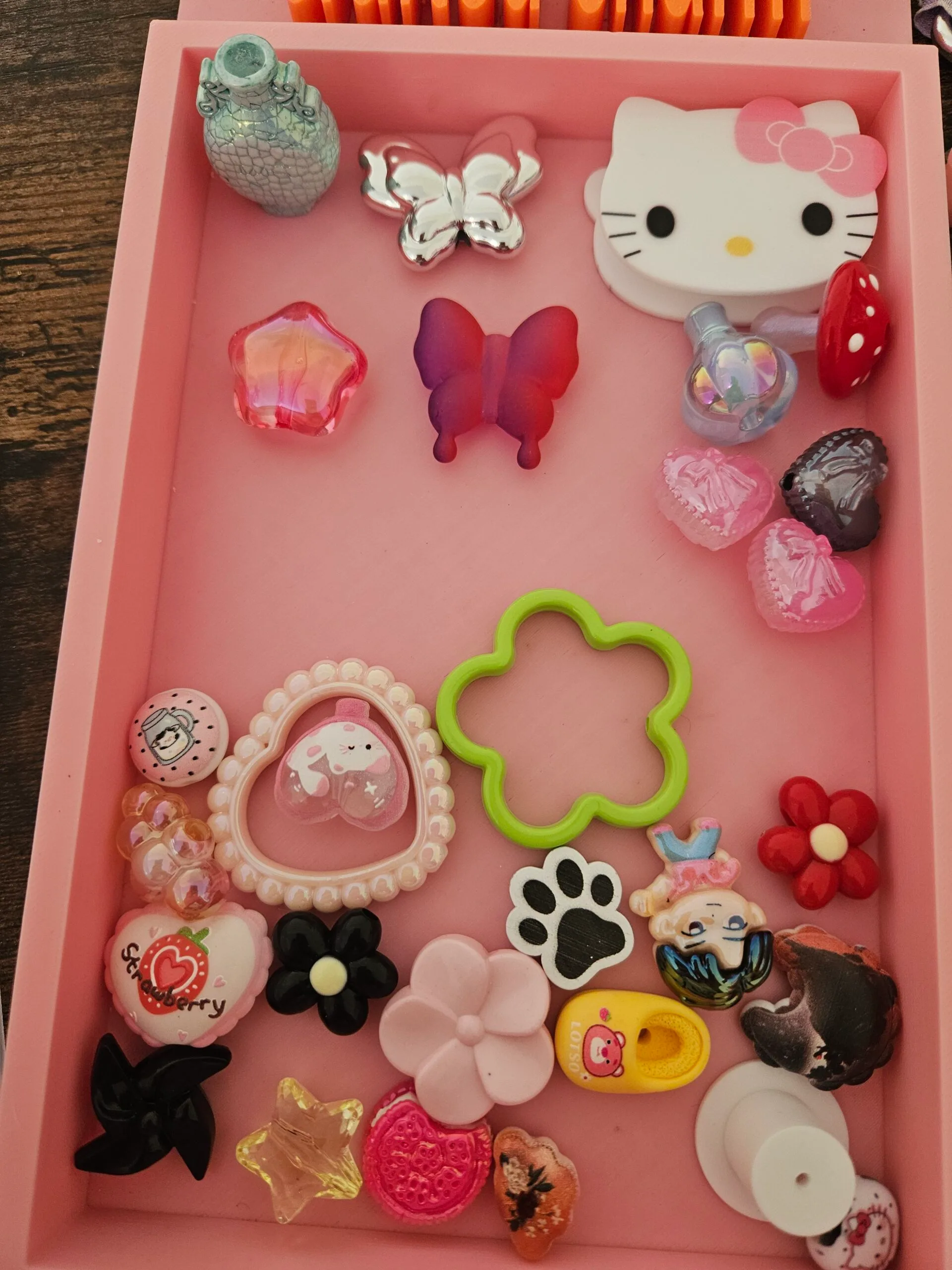 mix of beads for pens