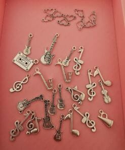 mix of metal charms etc